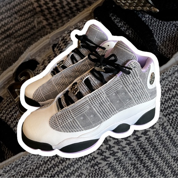 jordan 13 gs houndstooth
